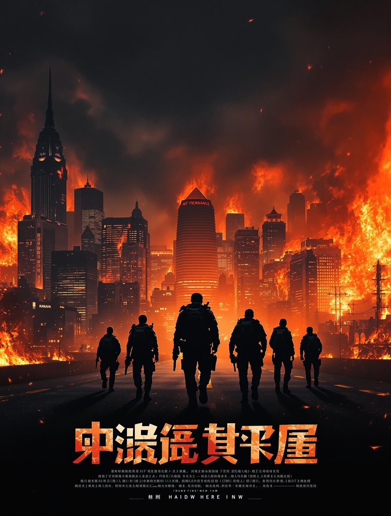 94影视出品动作片《破晓行动》官方海报